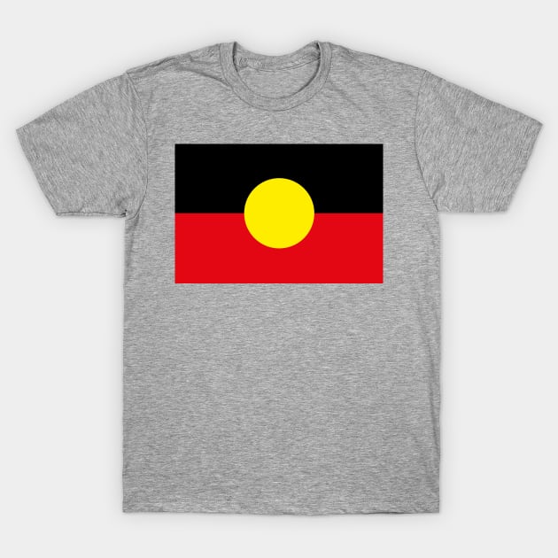 Australian Aboriginal Flag T-Shirt by MasterChefFR